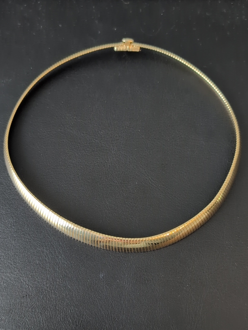 Vintage Gold-tone Collar Necklace Choker